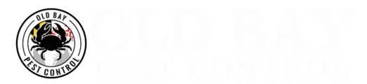 Old Bay Pest Control logo featuring a crab design, available at Old Bay Pest Control in Annapolis, MD, US.